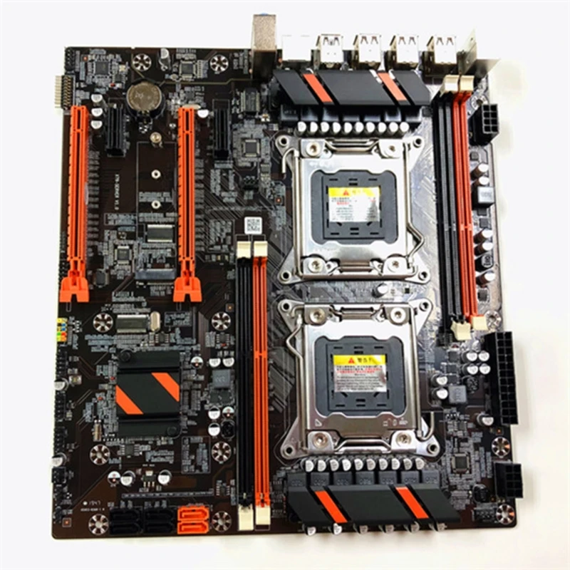 Материнская плата X79 Dual INTEL E5 2650 V2 CPU DDR3 x 4 PCI-E 16X SATA3.0 USB3.0 NVME M.2 Поддержка