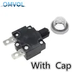 Термовыключатель, защита от перегрузки, кнопка 3a, 4A,5A,6A,7A,7.5A,8A,10A,15A,18A,20A,30A, водонепроницаемая крышка, 1 комплект