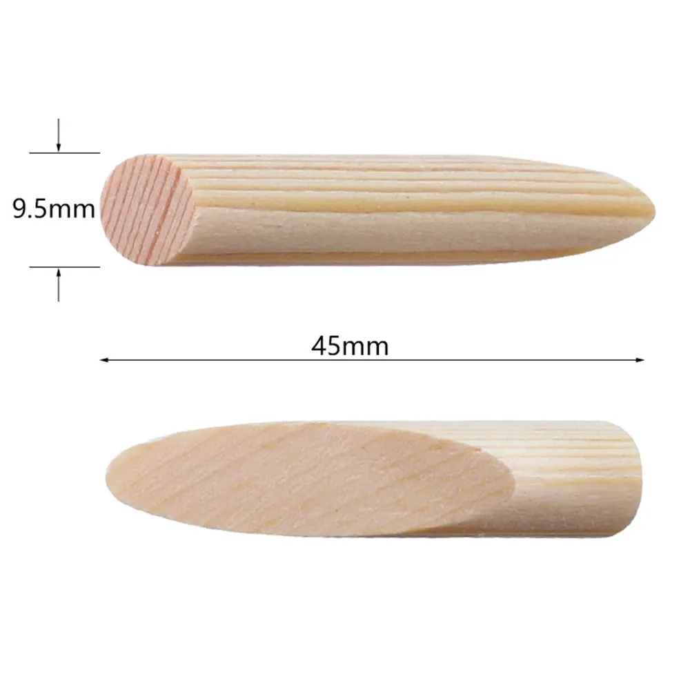 

50PCS Pine Wood 9.5mm Wooden Pocket Hole Plug with Bag Furniture Jointing Accessories for 9.5mm Drill Bits Tool Accessories