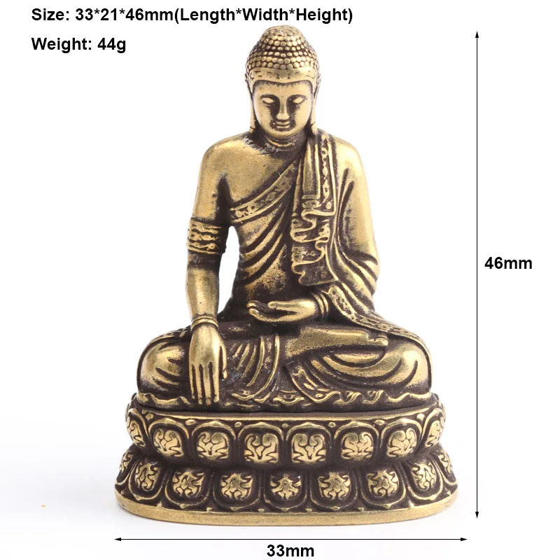 Мини статуя из латуни в стиле ретро|Статуэтки и миниатюры| |