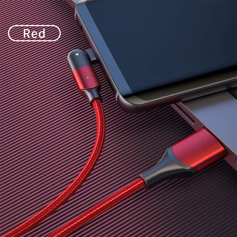 

100W USB C To USB Type C Cable 180 Degree Rotation 5A 100W PD Fast Charging for Macbook iPad Quick Charge For Samsung S20 Xiaomi