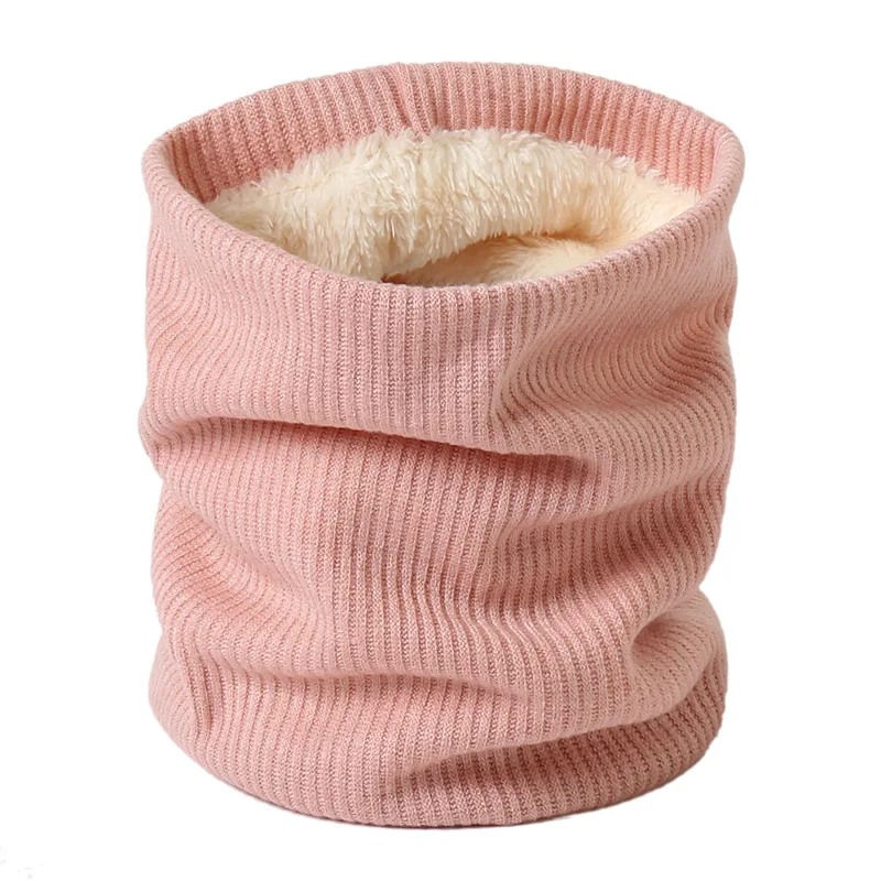 

Soft Winter Knitted Ring Scarf Thick Warm Breathable Knitting Neck Scarf Women Men Comfortable Scarves Neckerchief Unisex