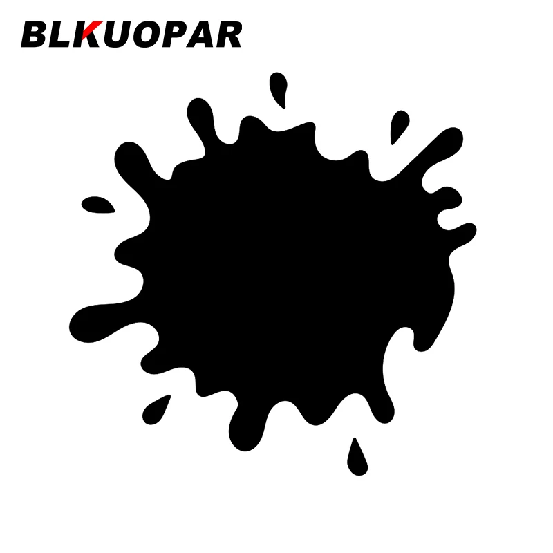 BLKUOPAR Наклейки для автомобиля силуэта иконки пятна краски высечки из водонепроницаемого винила, модные наклейки от солнца и царапин.