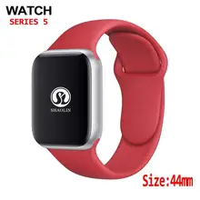 44mm Bluetooth Smart Watch Series 4 1:1 SmartWatch Case for apple watch iOS Android Samsung Phone Heart Rate ECG Pedometer