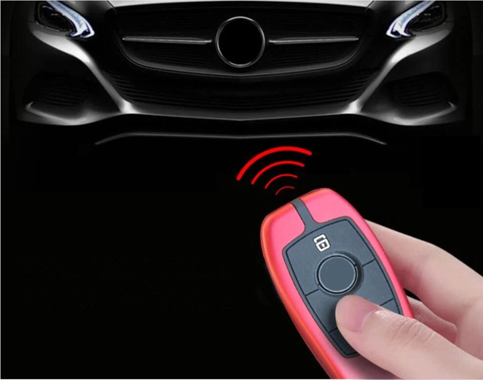 

Car Aluminium Alloy Key Case Holder Cover Mercedes Benz A-Class E Class E43 W177 W213 E200 E400 E300 E320 Car Styling