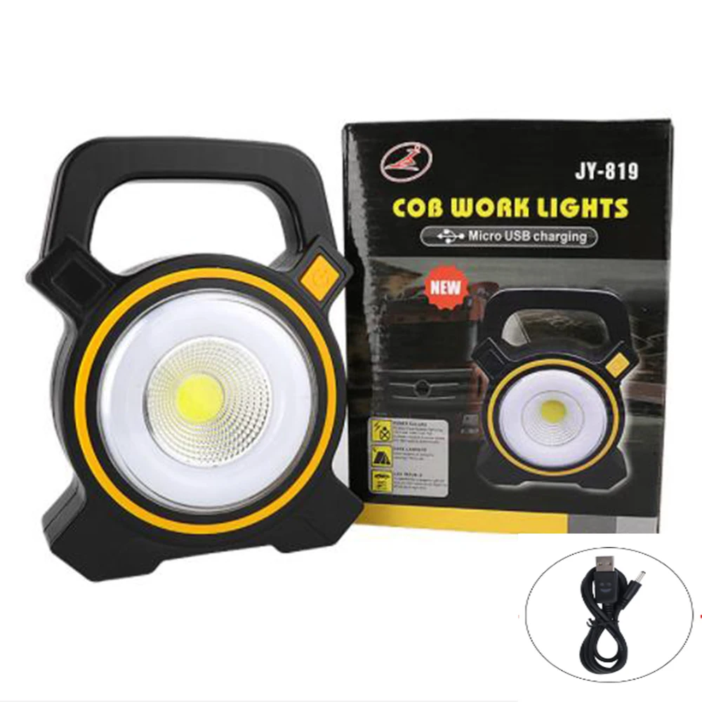 Уличный МОЩНЫЙ СВЕТИЛЬНИК заряжающий рабочий светильник светодиодный аварийный