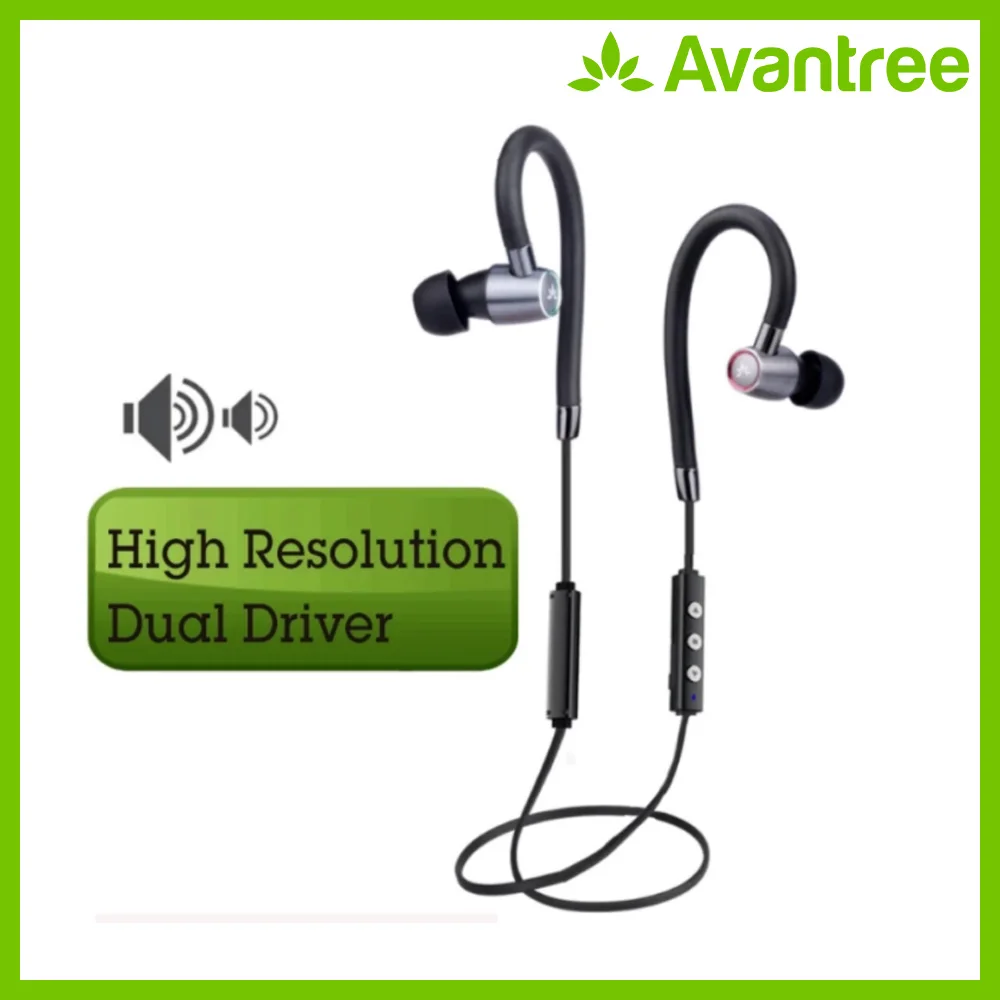 Avantree Hi-Fi Двойной драйвер Bluetooth наушники-вкладыши Наушники типа капли позволяющие