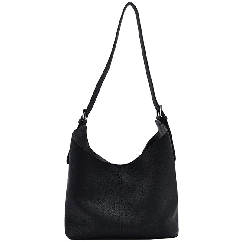 

Small PU Leather Bucket Crossbody Bags 2020 Trend Solid color Shoulder Handbags Female Branded Totes Lady Hand Bag