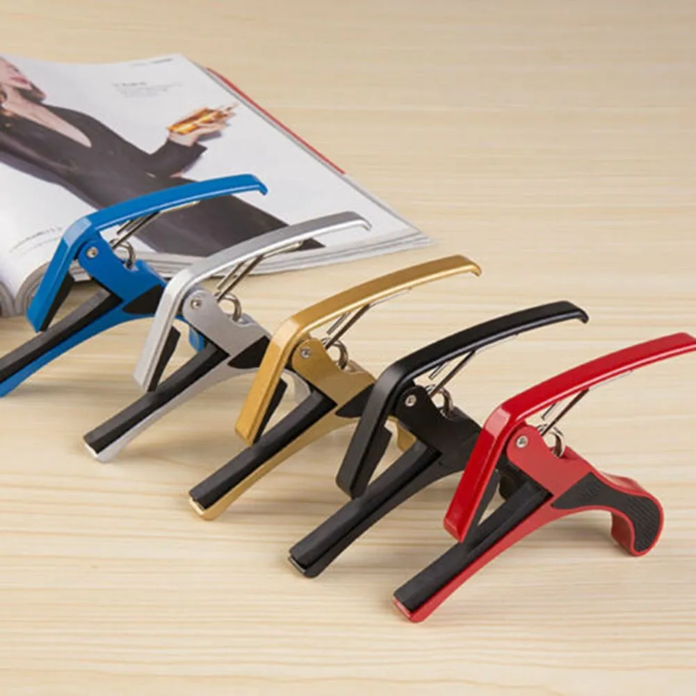 

Suitable For 6-string Acoustic Classical Electric Guitar Tuning Clip Musical Instrument Accessories Quick Change Guitar Capo