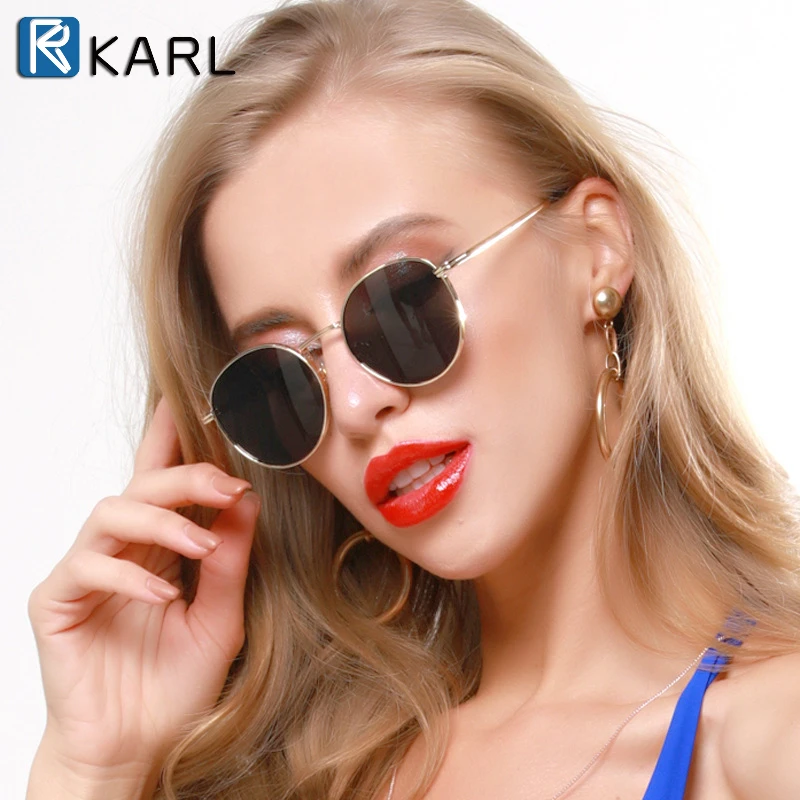 Солнцезащитные очки KING Круглые для женщин 2020New классические маленькие винтажные