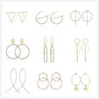 Новые модные креативные большие круглые серьги-подвески со звездой для женщин, серьги для вечерние Ринок, милые ювелирные изделия