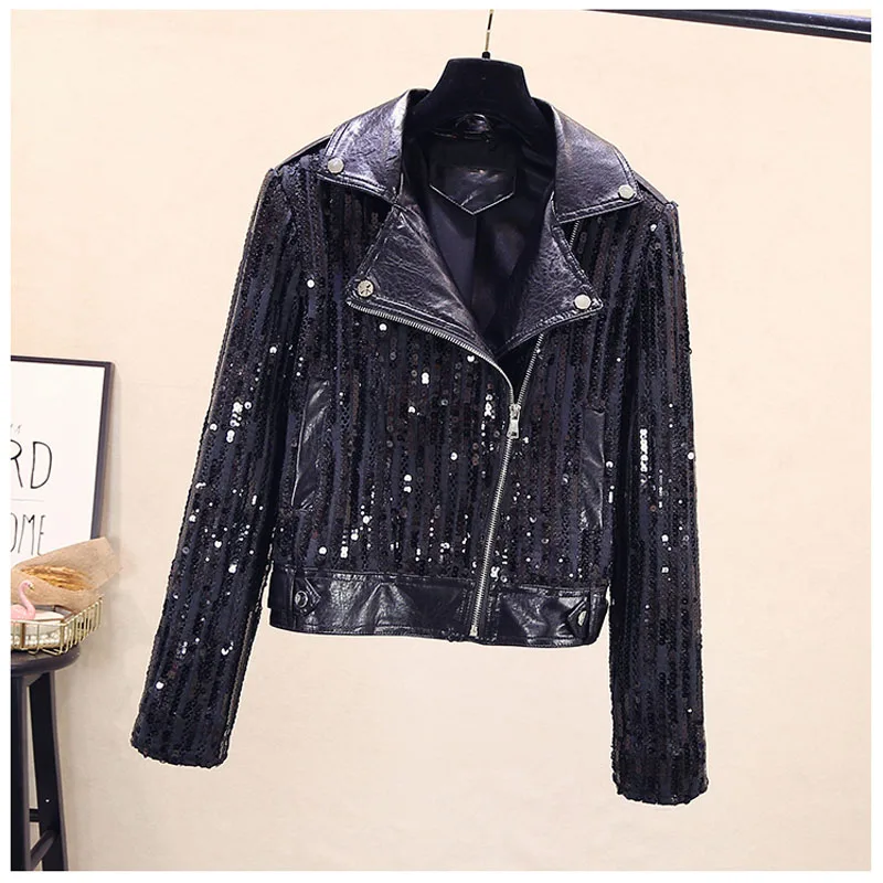 Осенняя и зимняя Новинка 2020 тонкая универсальная женская короткая мотоциклетная