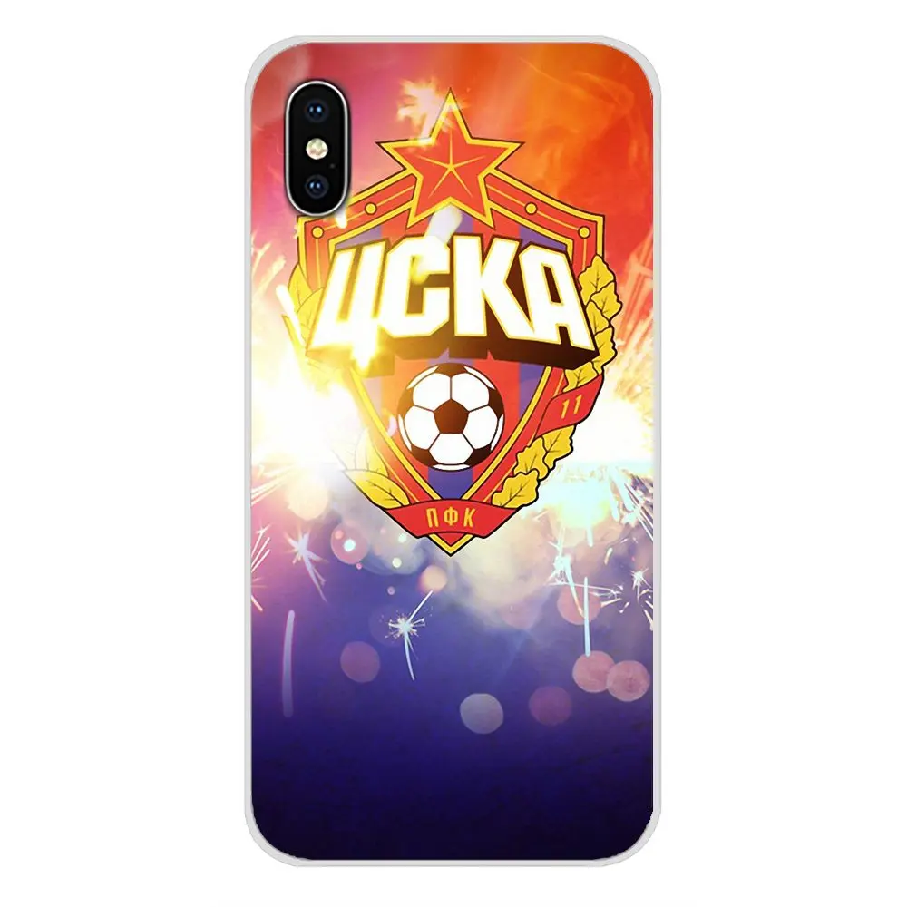 Прозрачный чехол из ТПУ для samsung A10 A30 A40 A50 A60 A70 Galaxy S2 Note 2 3 Grand Core Prime PFC ЦСКА футбольная команда