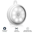 Датчик света, ИК-датчик, ночник, лампа с крючком, беспроводная, простая установка, спальня, ванная комната, шкаф, ночное освещение