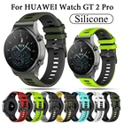 Ремешок силиконовый для часов GT2 Pro, спортивный браслет для Huawei Watch GT 2 Pro 46 мм GT 2E Samsung watch 3 45 мм