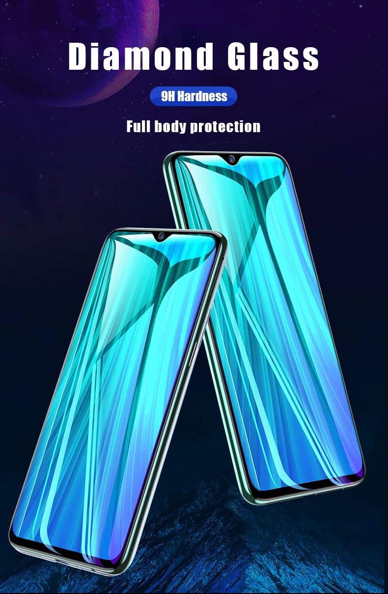 Для Xiaomi Redmi Note 8 закаленное стекло Redmi Note8 Pro защита экрана полное покрытие на XioMi Redmi Note 8 Pro стеклянная поверхность 8T 8a