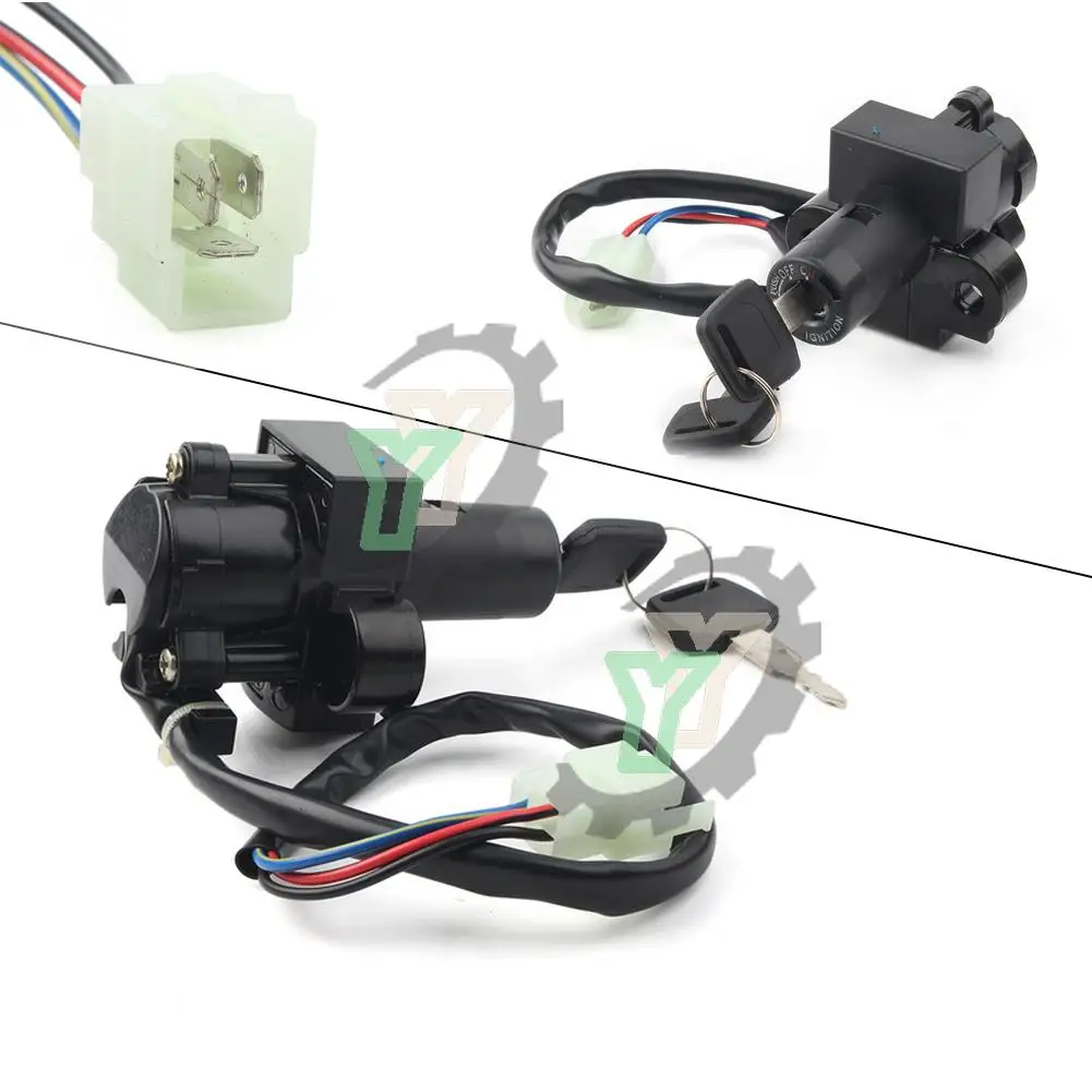 

Motorcycle Ignition Switch Start Lock Contact Key Set For Honda XRV750 XRV 750 Africa Twin 1993 1994 1995 1996 1997-2000 2 Keys