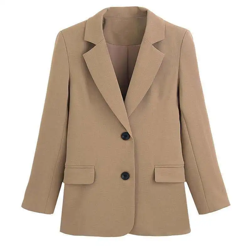 

Slim Solid Single Breasted Women Blazers British Style Tops Ulzzang Design Fashion Spring New High Quality Casual Chic All-match