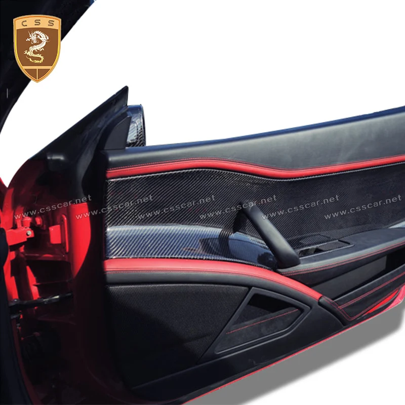 Full Carbon Fiber Door Side Edge Protection Sticker For Ferrari 458 door interior | Автомобили и мотоциклы