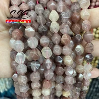 faceted natural stone beads lilac round loose spacer beads 8mm for jewelry making diy bracelets necklace accessories 15 strand