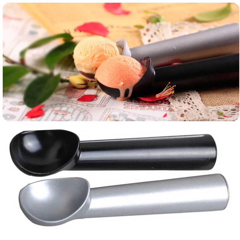 

Aluminum Alloy Ice Cream Scoops Stacks Mini Anti-Freeze Spoon Kitchen Food Scoop Fruit Watermelon Ice Cream Baller Scoop Stacks