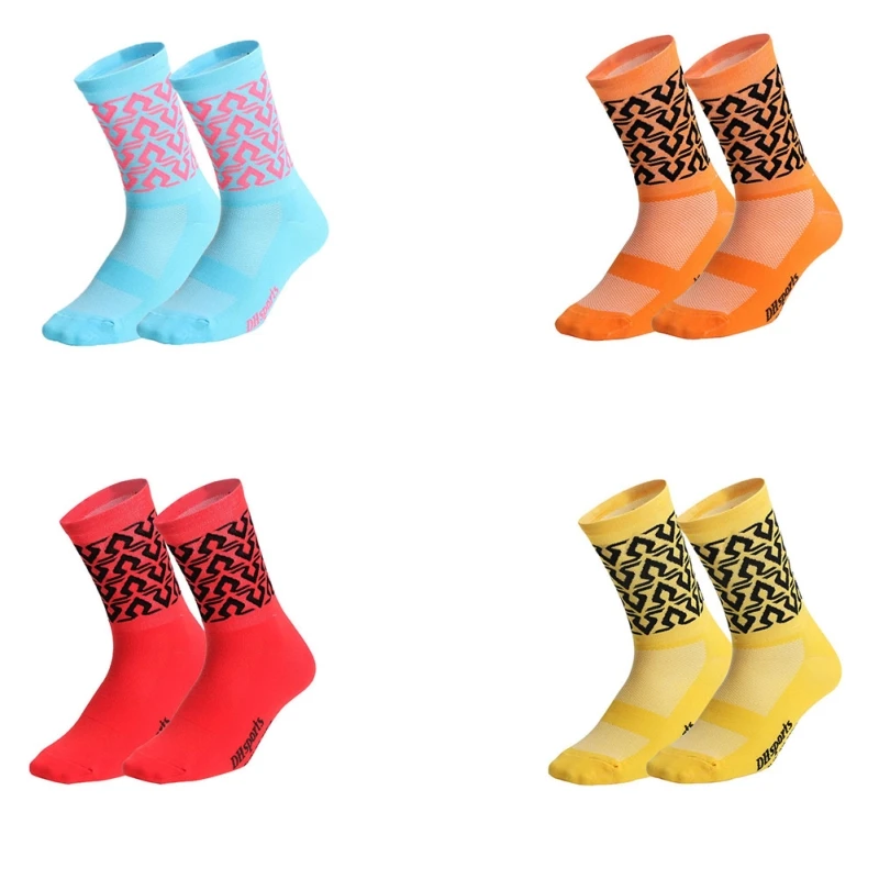 Носки для велоспорта мягкие дышащие носки бега пешего туризма износостойкие