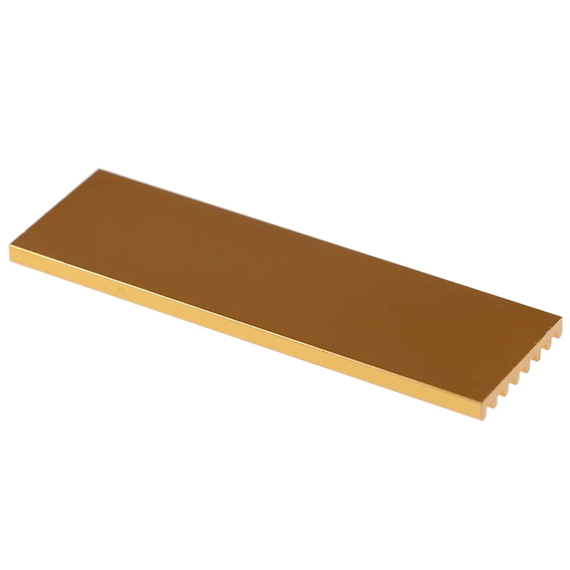 

1set Pure Aluminum Cooling Heatsink Thermal Pad For N80 NVME M.2 NGFF 2280 PCI-E SSD
