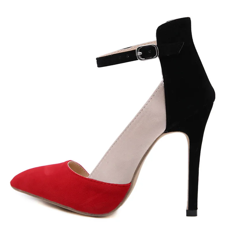 

2019 Women Summer 12cm High Heels Rome Sandals Pointe Shoes Korean High Heels Casual Pointed Toe Valentine Stiletto Eden Sandals