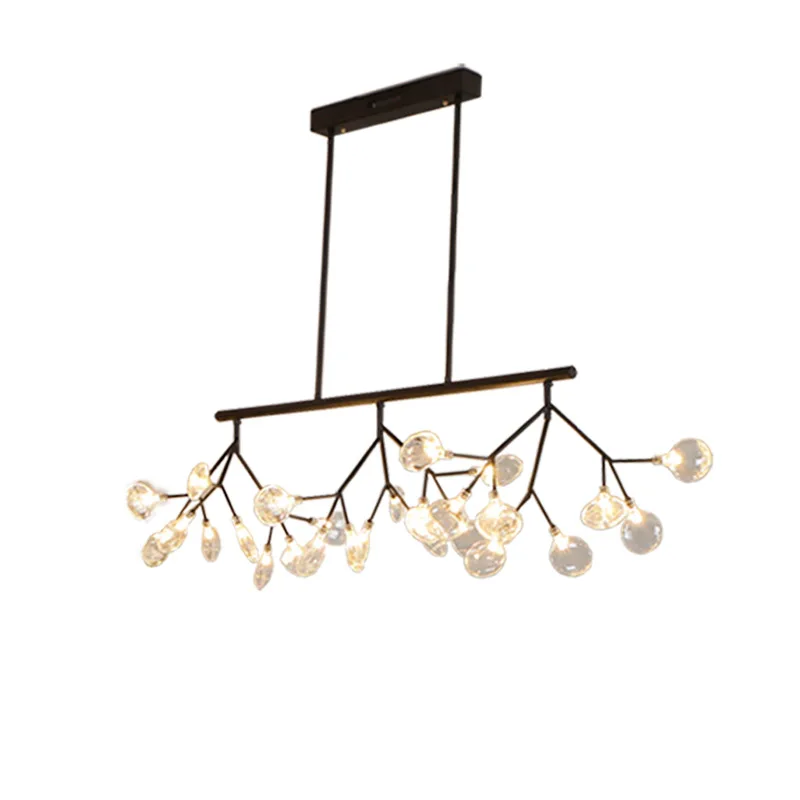 

Firefly Pendant Lamp Olive Branch Hanging Lights Art Home Decorative LED Europe Style Petal AC110/220V Foyer Living Dinning Room