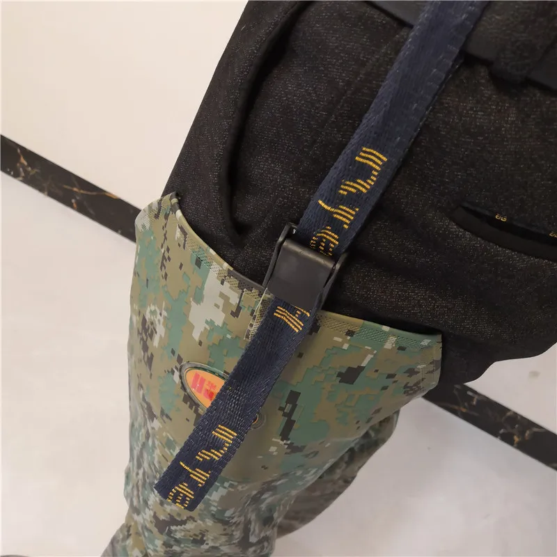 Сапоги камуфляжные для рыбалки цифровые Нескользящие водостойкие подходят