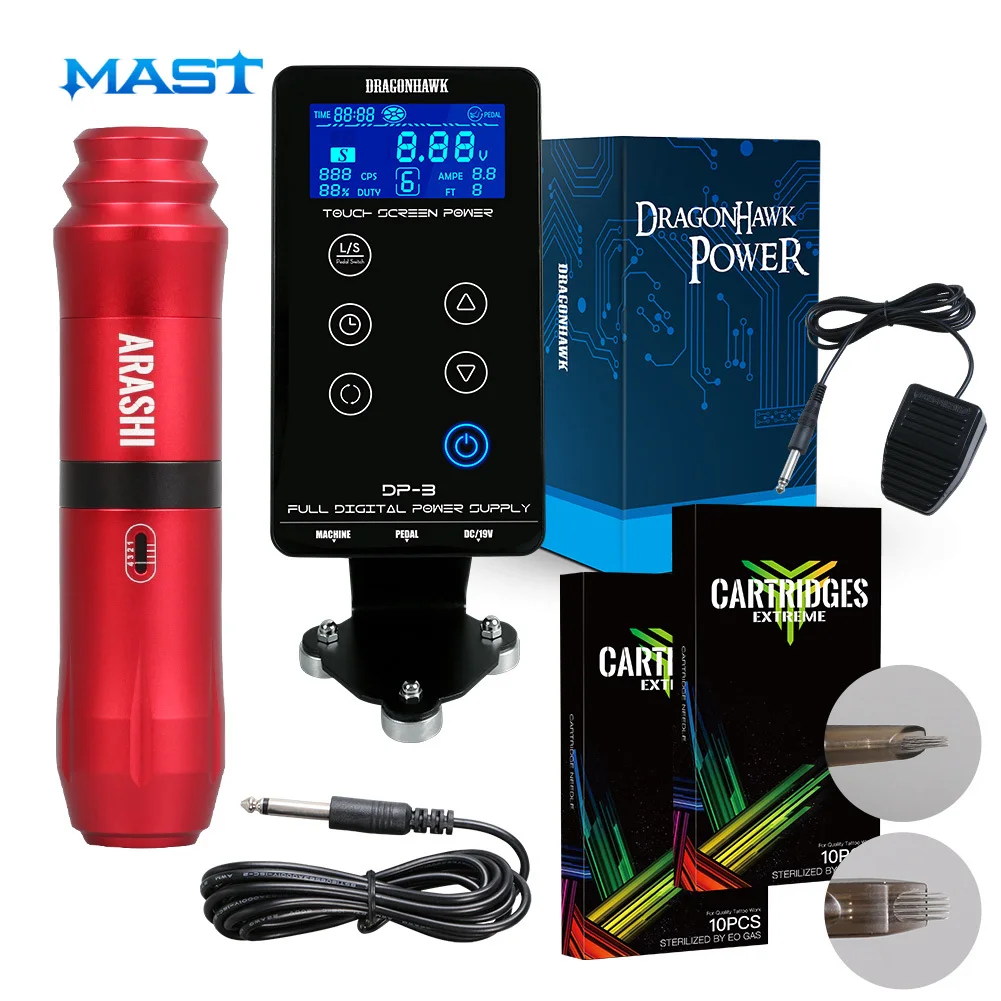 Машинка для макияжа Dragonhawk с микроблейдинга роторная ручка тату игла коррекции