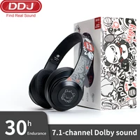 ddj professional gaming headset gamer headphones 7 1 surround sound stereo earphones with microphone led light for laptop ps4