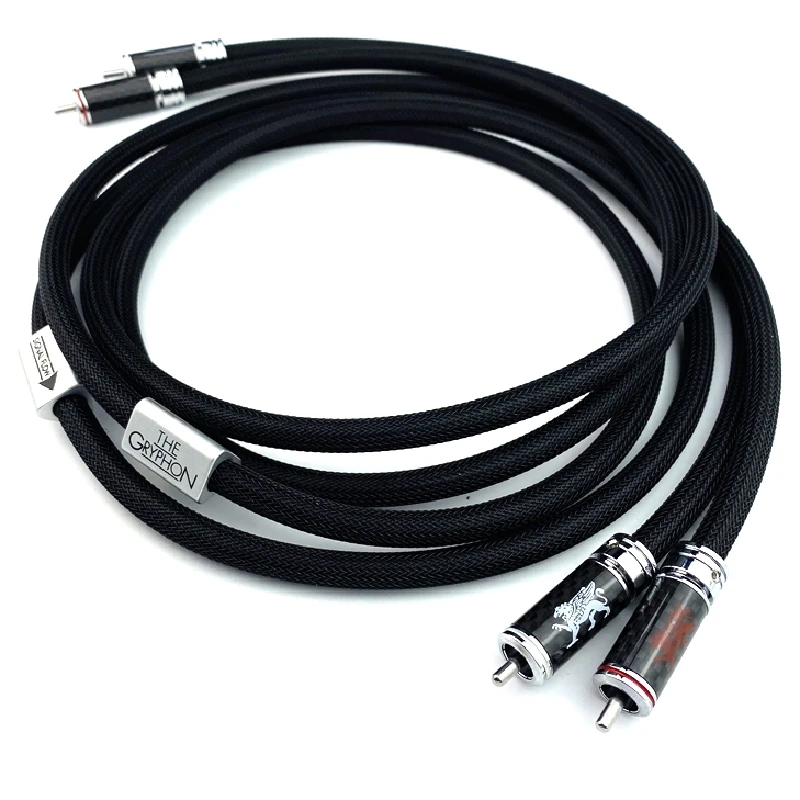 Грифон VIP серии Hi-Fi аудио RCA кабель углеродного волокна Plug | Электроника