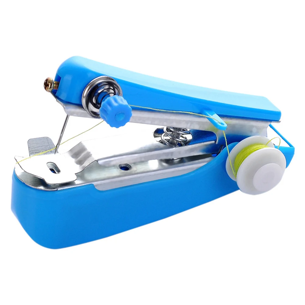 

Mini Manual Sewing Machine Portable Simple Operation Sewing Tools Sewing Cloth Fabric Handy Needlework Tool 1pc