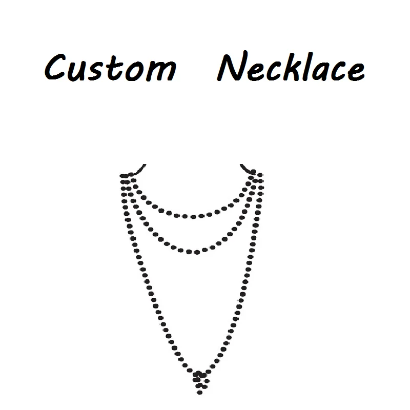 

2021 роскошное индивидуальное ожерелье с надписью на английском языке, индивидуальное фото, ожерелье с проекцией для женщин и мужчин