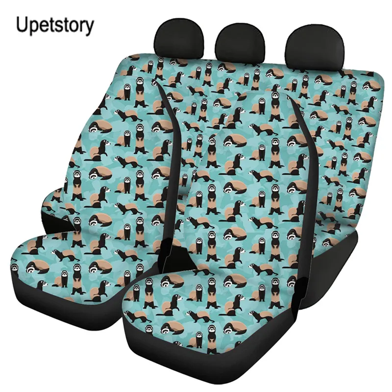 

Ferret Print Front&Rear Car Seat Cover Universal Car Seat Protector Seat Cushion Full Cover for Most Car for SUV Car Accessories