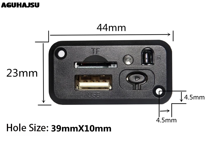 Mini 5V MP3 Decoder Board 3W*2 Decoding Module WAV U disk TF Card USB Amplifier Speaker Audio With Remote Control Wire | Электронные