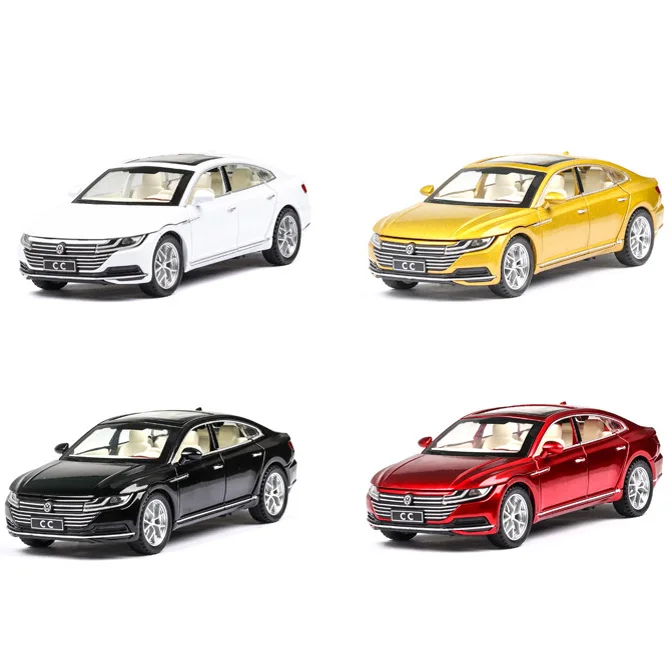 1/32 весы Volkswagen CC литой под давлением сплав оттяните назад автомобиль коллекционная игрушка Подарки для детей
