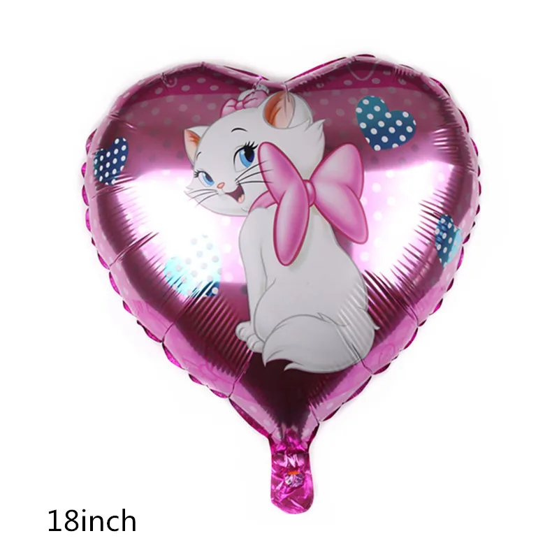 Алюминиевый воздушный шар Marie Cat 5 шт. в комплекте форме любви украшение на день