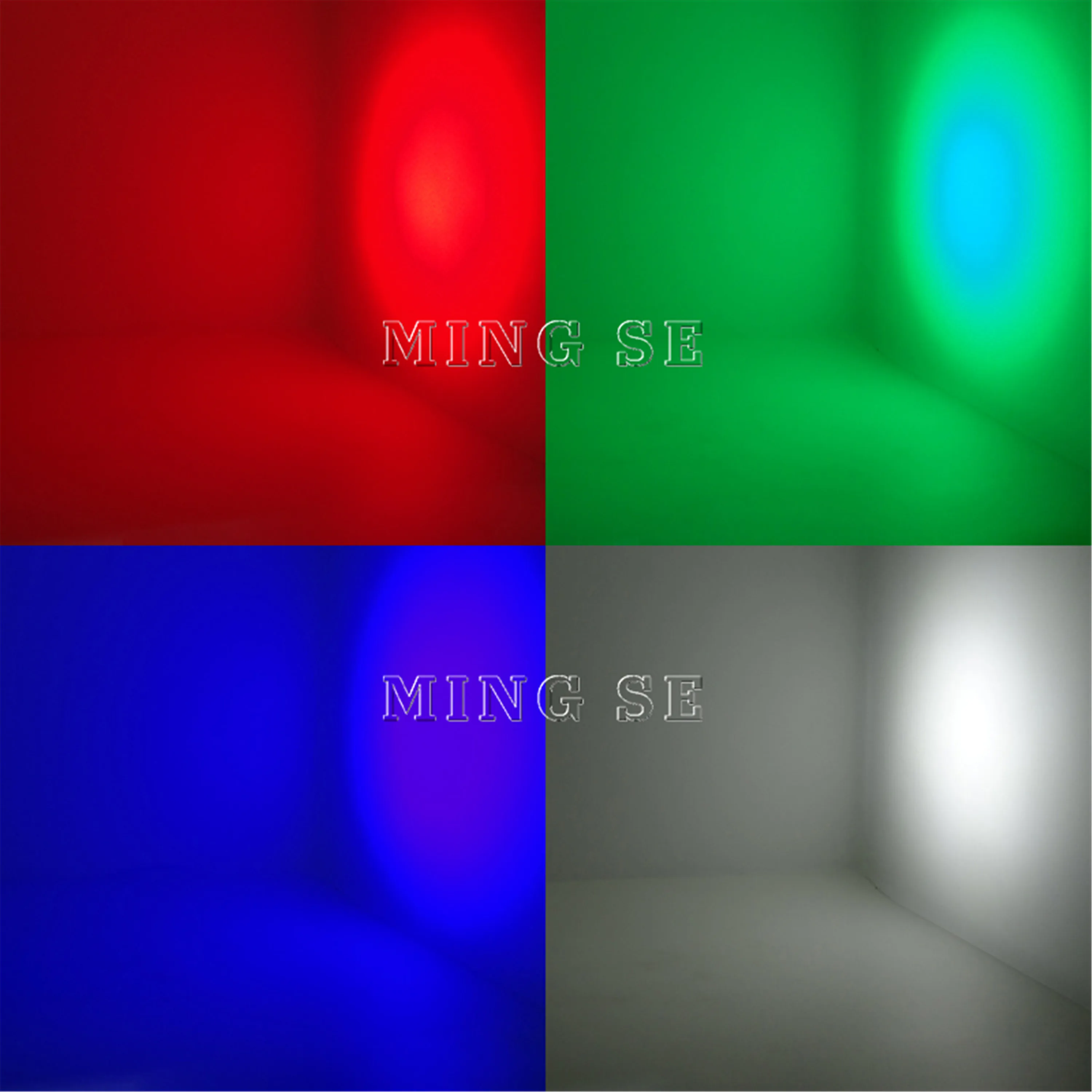 Светодиодные прожекторы 4 в 1 плоские dmx512 из АБС-пластика сценическое