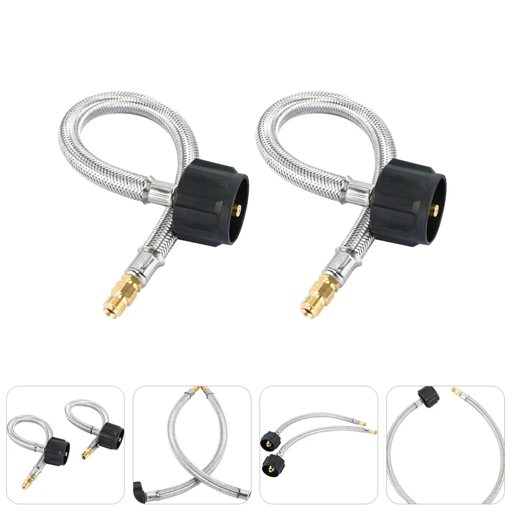 

1 Pair RV Camper Propane Hose Practical Replacement Propane Hose Gas Line