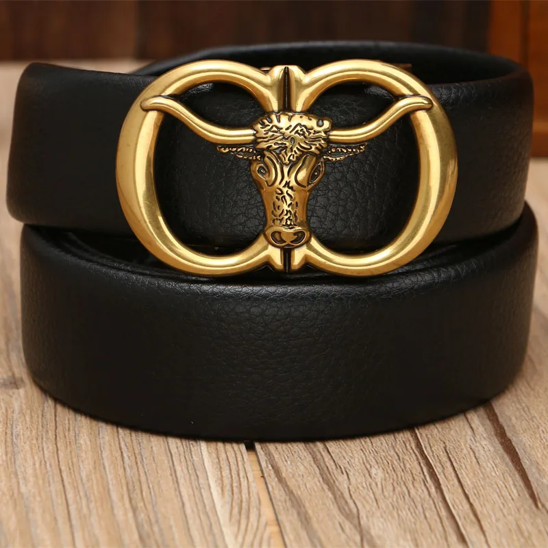 Western cowboy belt buckle zinc and animal style personality leisure buckle unisex belt buckle