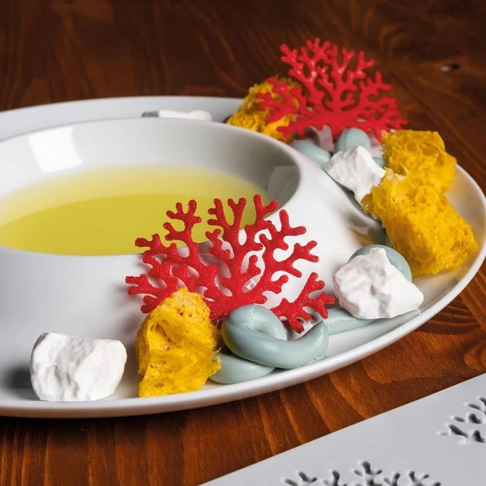 

3D Tree Leaves Coral Cake Decorating Fondant Mold Candy Mold Cupcake Topper Chocolate Sugarcraft Baking Mould