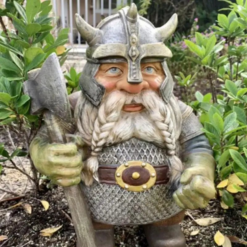 

Statues Viking Victor Norse Dwarf Statue Viking Resin Statue Gardening Crafts Ornaments Decoration Crafts Home Decor Accessories