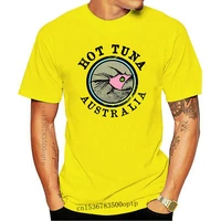 new hot tuna australia mens t shirt pale yellow m l gyms fitness tee shirt