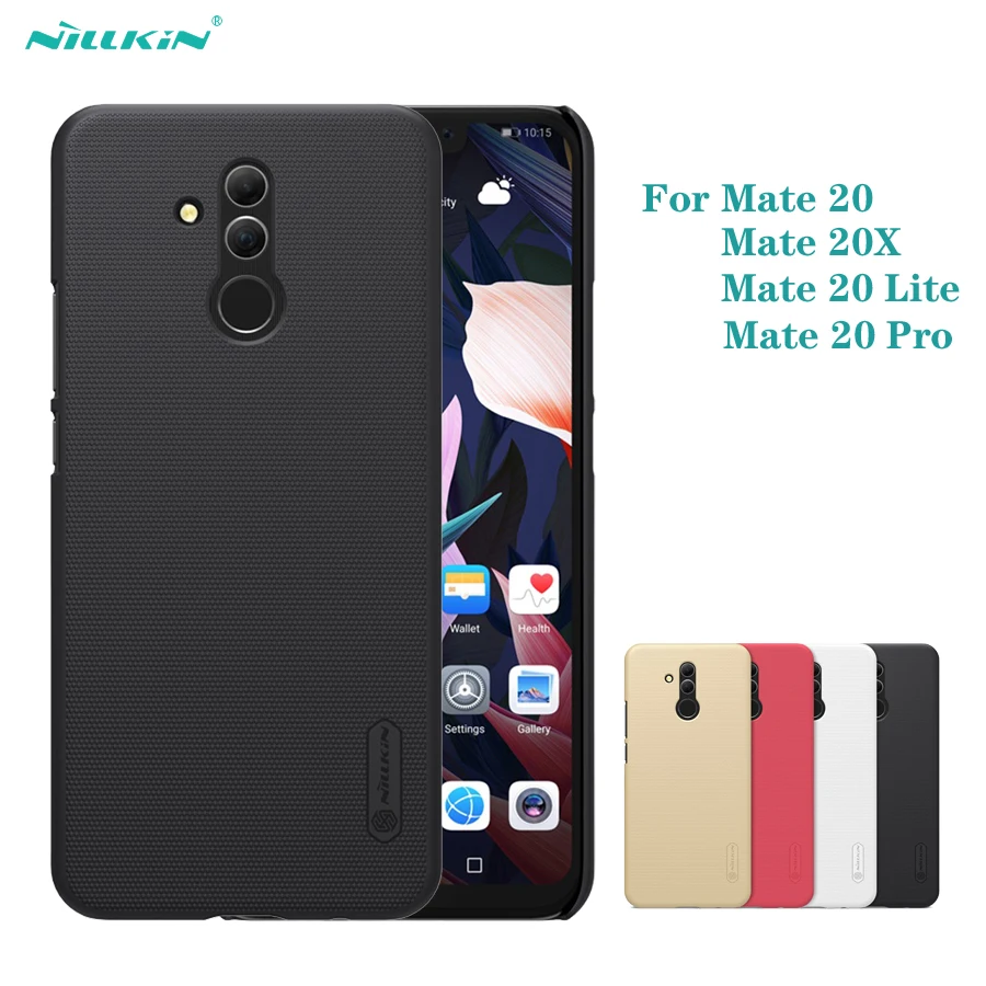 Для Huawei Mate 20 20X Pro lite чехол Nillkin Высокое качество Super Frosted Shield жесткий для телефона PC
