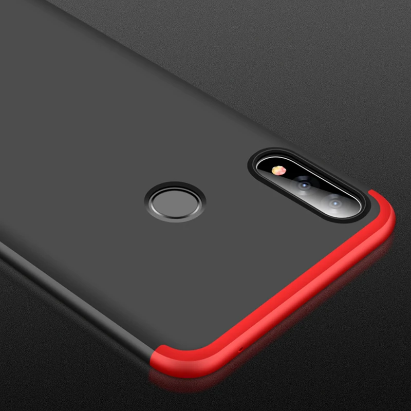 Чехол GKK для Asus Zenfone Max Pro M2 ZB631KL 3 в 1 Защитный матовый жесткий чехол из