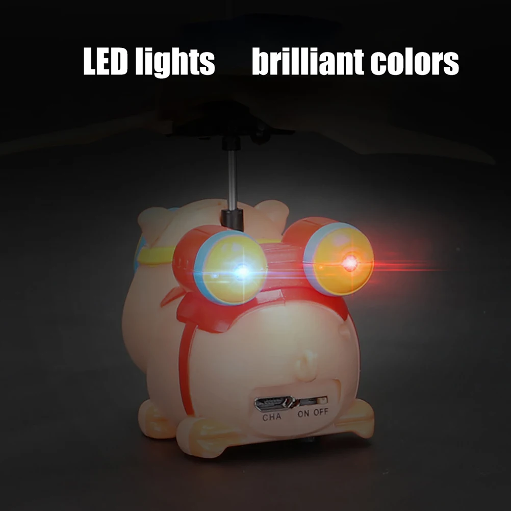 Милый Свинья Летающий пульт дистанционного управления игрушка перезаряжаемый