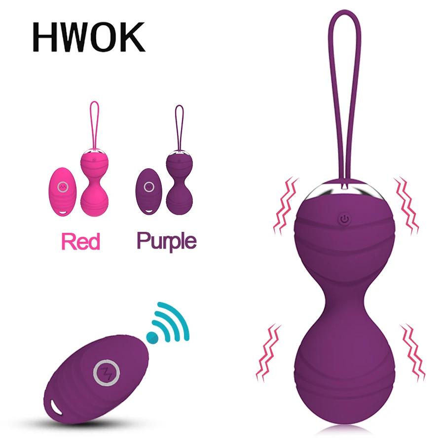 Беспроводное женское вибрирующее яйцо HWOK Вибратор в трусики с дистанционным