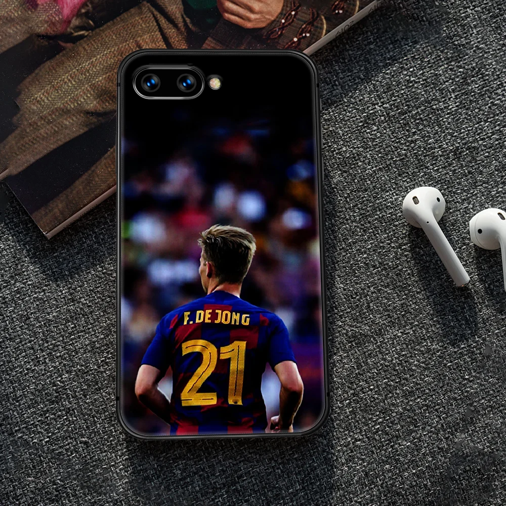 

Frenkie de Jong football star Phone Case Cover Hull For HUAWEI honor 8 8c 8a 8x 9 9a 9x V10 MATE 10 20 I lite pro black Bumper